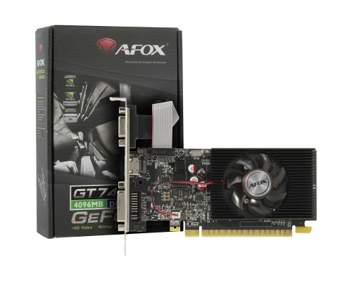 [Видеокарта] Видеокарта AFOX  PCIE16 GT740 LP 4GB GDDR3 AF740-4096D3L3