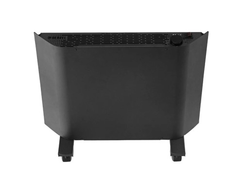 [Тепловые пушки] Denzel Конвектор электрический XCE-1000B, 230 В, 1000 Вт, черный, сушилка, колеса, Х-элемент [98127]