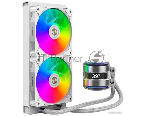 Жидкостная система охлаждения Alseye i240-W белый 120мм алюминий+медь 1800rpm 4-pin 36,2db