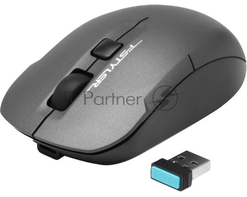 Мышь A4Tech Fstyler FG16C Air серый оптическая (2000dpi) беспроводная USB для ноутбука (3but)