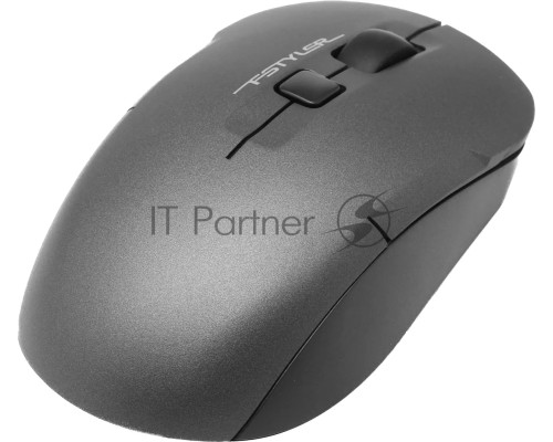 Мышь A4Tech Fstyler FG16C Air серый оптическая (2000dpi) беспроводная USB для ноутбука (3but)