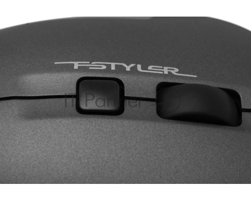 Мышь A4Tech Fstyler FG16C Air серый оптическая (2000dpi) беспроводная USB для ноутбука (3but)