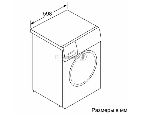Стиральная машина Bosch WGA2540XME серый, загрузка фронтальная 10 кг, 1400 об/мин., класс: А+++