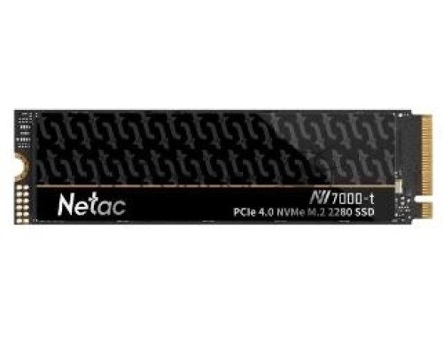 Накопитель SSD Netac 1Tb M.2 NV7000-t PCIe 4 x4 2280 NVMe 3D NAND, R/W up to 7300/6600MB/s, with heat sink