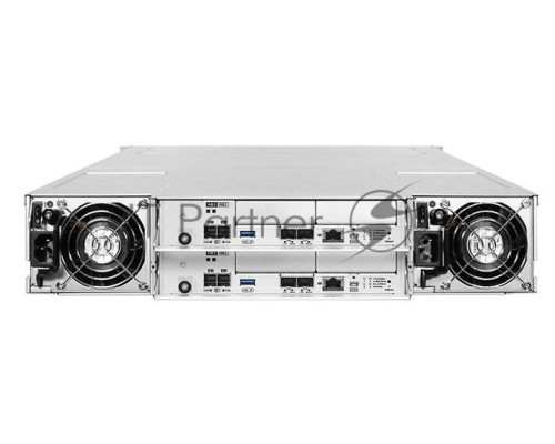 Система хранения данных Infortrend EonStor GS3012R03C0FD-8U32 (12x3.5, 2U, High IOPS, Dual Redundant Controllers (incl: 4x4GB Cache, 4x25Gb SFP28, 4 FREE host board slots, 4x12Gb SAS ext ports, 2x Super capacitor+Flash+FAN module, 2x530W), Rackmount kit)