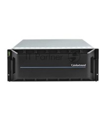 Система хранения данных Infortrend EonStor GS3060R02CLFD-8U32 (60x3.5, 4U, Dual Redundant Controller inc: 4x4GB Cache, 8x10Gb SFP+, 4x FREE host board slots, 4x12Gb SAS EXP. ports, 2x (SuperCap+Flash module/(PSU 1200W +FAN module), Rackmount kit)