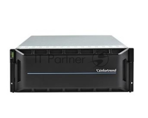 Система хранения данных Infortrend EonStor GS3060R02CLFD-8U32 (60x3.5, 4U, Dual Redundant Controller inc: 4x4GB Cache, 8x10Gb SFP+, 4x FREE host board slots, 4x12Gb SAS EXP. ports, 2x (SuperCap+Flash module/(PSU 1200W +FAN module), Rackmount kit) Система хранения данных Infortrend EonStor GS3060R02CLFD-8U32 (60x3.5, 4U, Dual Redundant Controller inc: 4x4GB Cache, 8x10Gb SFP+, 4x FREE host board slots, 4x12Gb SAS EXP. ports, 2x (SuperCap+Flash module/(PSU 1200W +FAN module), Rackmount kit)