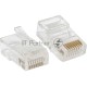 Коннектор RJ-45 TERACOM PRO неэкранированный 8P8C 30мкд Cat.5E универсальный (упак.10шт)