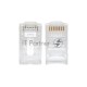 Коннектор RJ-45 TERACOM PRO неэкранированный 8P8C 30мкд Cat.5E универсальный (упак.10шт)