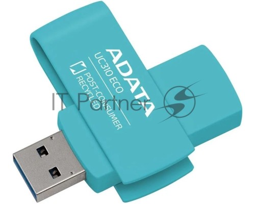 Флеш диск ADATA USB3 64GB GREEN UC310E-64G-RGN
