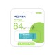 Флеш диск ADATA USB3 64GB GREEN UC310E-64G-RGN