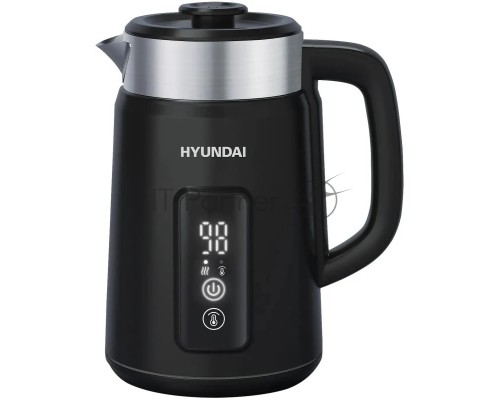 Чайник электрический Hyundai HYK-S3505 1.5л. 2200Вт черный (корпус: металл)