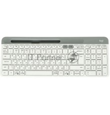 Клавиатура Logitech K580 белый/серебристый USB беспроводная BT/Radio slim Multimedia (920-010623)