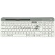 Клавиатура Logitech K580 белый/серебристый USB беспроводная BT/Radio slim Multimedia (920-010623)