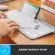 Клавиатура Logitech K580 белый/серебристый USB беспроводная BT/Radio slim Multimedia (920-010623)