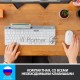 Клавиатура Logitech K580 белый/серебристый USB беспроводная BT/Radio slim Multimedia (920-010623)