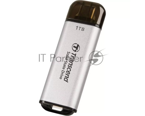 Накопитель SSD Transcend USB-C 1TB TS1TESD300S ESD300 серебристый