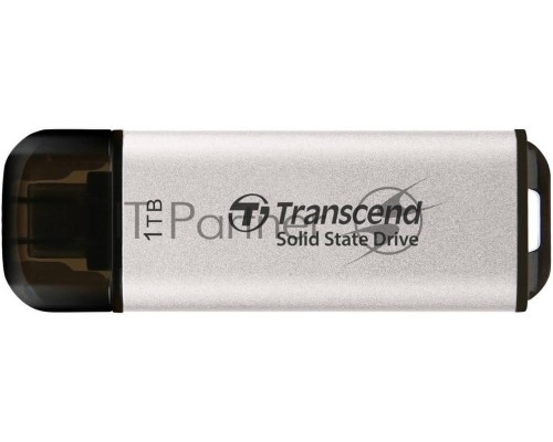 Накопитель SSD Transcend USB-C 1TB TS1TESD300S ESD300 серебристый
