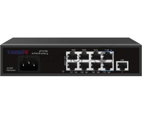 Коммутатор Trassir TR-NS1109-120-8PoE неуправляемый
