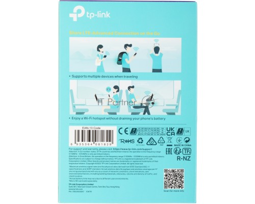 Мобильный Wi-Fi роутер TP-Link M7450 N300 с поддержкой LTE Advanced