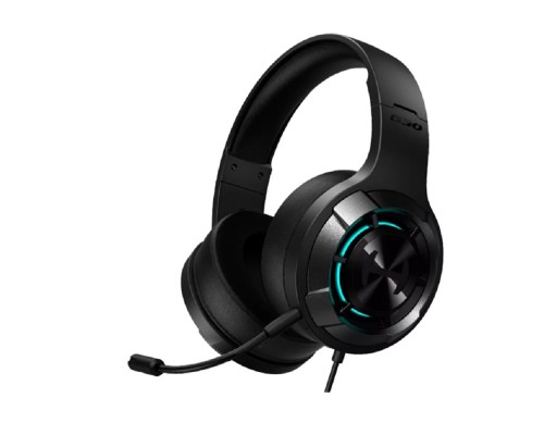 [Наушники Edifier] Edifier G30II Black {7.1 виртуальным объемным звуком,Световые эффекты RGB: постепенно меняющиеся цвета, поддерживаемые технологией динамической подсветки RGB}