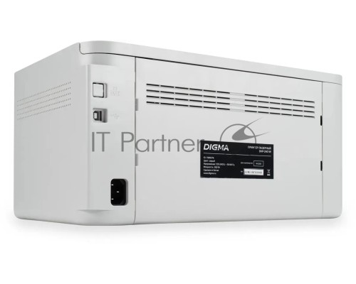 Принтер лазерный Digma DHP-2401W серый, A4, ч/б, печ. до до 24 стр/мин., 600 x 600 dpi, USB, Wi-Fi, BlueTooth