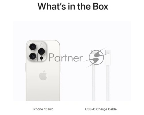 Смартфон Apple iPhone 15 Pro, 8Gb/1Tb, белый
