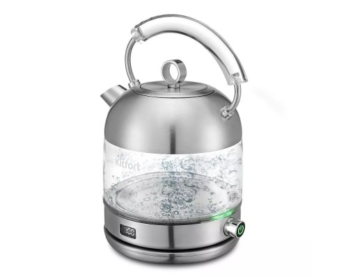 [Пылесос] Чайник электрический KitFort КТ-6172, 2200Вт, нержавеющая сталь