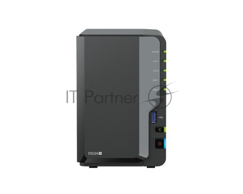 СХД настольное исполнение SYNOLOGY 2BAY NO HDD DS224+