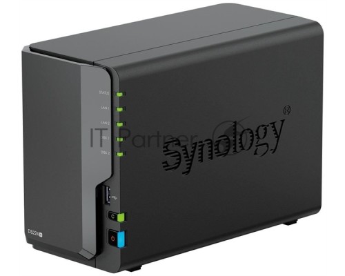 СХД настольное исполнение SYNOLOGY 2BAY NO HDD DS224+