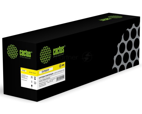 Картридж лазерный Cactus CS-TK5315Y TK-5315Y желтый (18000стр.) для Kyocera TASKalfa 408ci/508ci