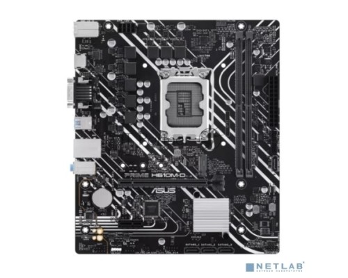 Материнская плата ASUS PRIME H610M-D, LGA 1700, Intel H610, 2xDDR5, 4xSATA, 1xM.2, 1xPCI-E 4.0 x16, 1x1Gb LAN, 2xUSB-A 3.2 Gen 1, 4xUSB-A 2.0, 1xHDMI, 1xVGA, 3x3.5 мм, 1xRS-232, 7.1, Micro-ATX