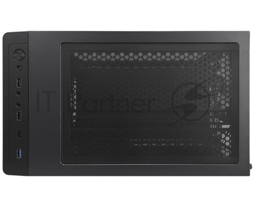 Компьютерный корпус 1STPLAYER DK D3-B Black / mATX / 1x120mm & 2x140mm LED fans inc. / D3-B-BK-2F1P-1F1