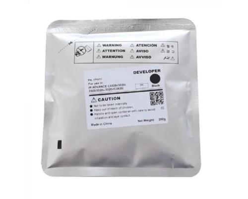 [Запасные части для принтеров и копиров] Девелопер для CANON iR ADVANCE C3320/3325i/3330/3525i/3530i (CET) Black, 200г, 240000 стр., CET171011