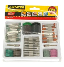 Набор насадок Stayer 29905-H134 (граверы) (упак.:134шт)