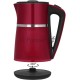 Чайник электрический Galaxy Line GL 0339, красный, пластик, 2200 Вт, 1,7 л