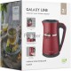 Чайник электрический Galaxy Line GL 0339, красный, пластик, 2200 Вт, 1,7 л