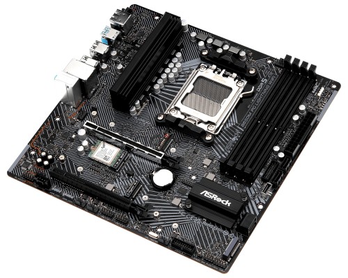Материнская плата ASRock B650M PG Lightning WiFi, AM5, AMD B650, 4xDDR5, 4xSATA, 3xM.2, 1xPCI-E 3.0 x4, 1xPCI-E 4.0 x16, 1xDisplayPort, 1xHDMI, 1x 2.5Gb LAN, 1xUSB 3.2 Gen 2, 2xUSB-A 3.2 Gen 1, 4xUSB-A 2.0, 1xUSB-C 3.2 Gen 2, 3x3.5 мм, 7.1, Micro-ATX
