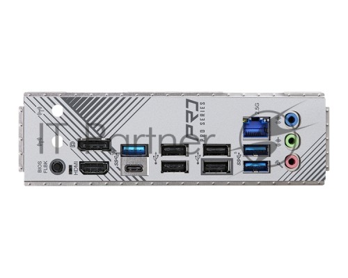 Материнская плата ASRock B650M PRO RS, Socket AM5, AMD B650, 4xDDR5-5200, HDMI+DP, 2xPCI-Ex16, 4xSATA3(RAID 0/1/10), 3xM.2, 8 Ch Audio, 1x2.5GLan, (4+4)xUSB2.0, (3+4)xUSB3.2, (1+1)xUSB3.2 Type-C™, mATX, RTL, {}