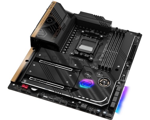 Материнская плата ASRock X670E TAICHI, Socket AM5, AMD X670, 4xDDR5-4800, HDMI, 2xPCI-Ex16, 8xSATA3, 4xM.2, 6 Ch Audio, 1x2.5GLan, WiFi, (4+4)xUSB2.0, (8+4)xUSB3.2, (0+1)xUSB3.2 Type-C™, (2+0)xUSB4 Type-C™, ATX, RTL {}