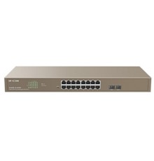 IP-COM G3318P-16-250W Управляемый PoE коммутатор с 16 Гигабитными портами PoE и 2 SFP порта