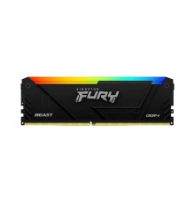 Оперативная память Kingston 8GB DDR4 3600MHz DIMM FURY Beast Black RGB XMP KF436C17BB2A/8 CL17, 1.35V  288-pin Non-ECC