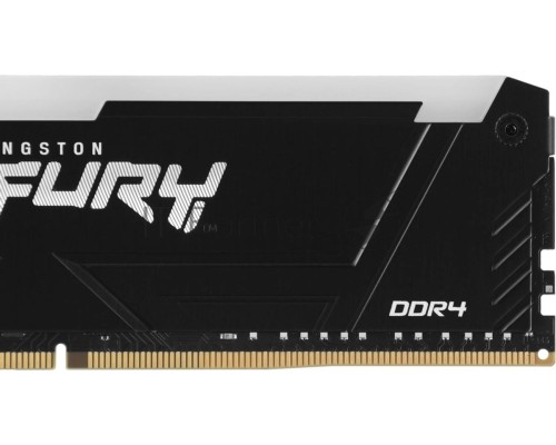 Оперативная память Kingston 16GB DDR4 2666MHz DIMM FURY Beast Black RGB PnP KF426C16BB2A/16 CL16, 1.2V 288-pin Non-ECC