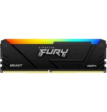Оперативная память Kingston 8GB DDR4 2666MHz DIMM FURY Beast Black RGB PnP KF426C16BB2A/8 CL16, 1.2V 288-pin Non-ECC