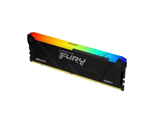 Оперативная память Kingston 16GB DDR4 3200MHz DIMM FURY Beast Black RGB XMP KF432C16BB2A/16 CL16, 1.35V 288-pin Non-ECC