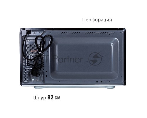 Микроволновая печь Pioneer MW361S черный 23л 800Вт поворотный механизм