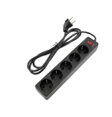 5bites Сетевой фильтр GARDA SP5B-510 5S / 3*0.75MM2 / 1M / BLACK