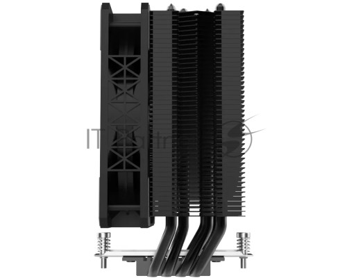 Кулер для процессора ALSEYE S120-H4 черный 120мм алюминий+медь 2000rpm 4-pin 33,2db 200Вт