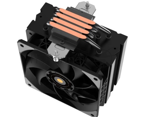 Кулер для процессора ALSEYE S120-H4 черный 120мм алюминий+медь 2000rpm 4-pin 33,2db 200Вт