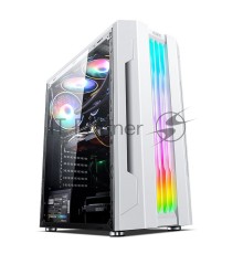 Корпус ALSEYE Auro 3.0-W Mini-ITX/Micro ATX/ATX, USB2.0*2+HD Audio+USB3.0*1, 